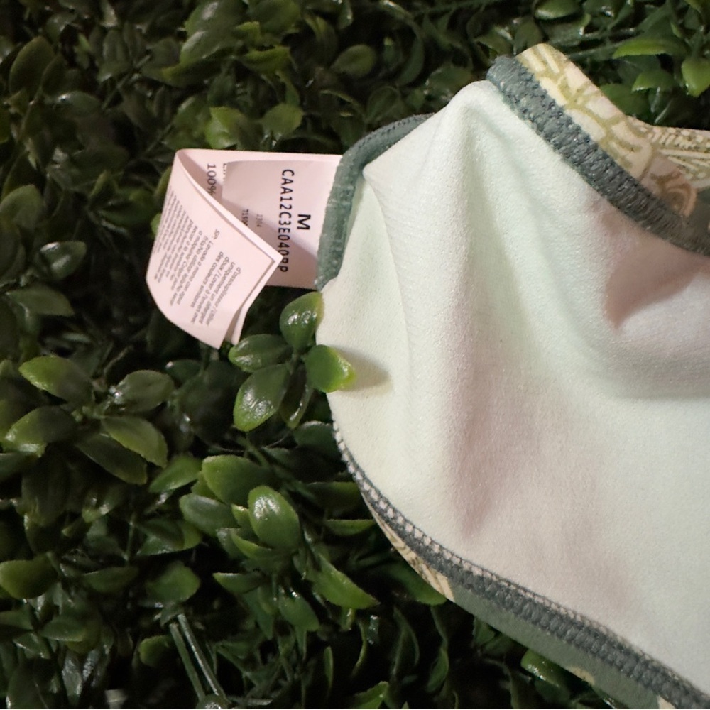 Green Patterned Bikini Bottom - Picture 4 of 4